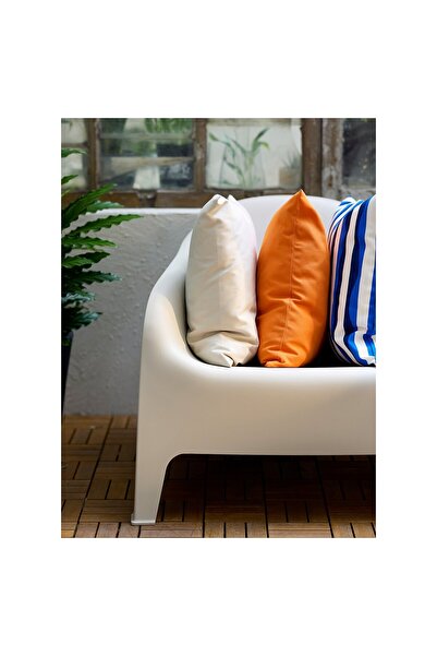 Generic Cushion cover, bright orange outdoor/indoor, 50 x 50 cm