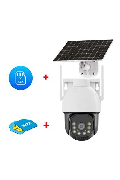 inoxdigital İNOX X12 4mp Starlight Gece Görüşlü Aov Solar Kamera (6 Gün Batar...