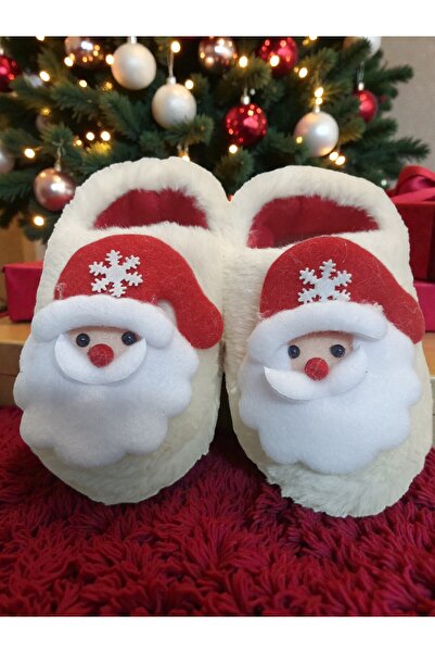 Huzurlu Adımlar Yılbaşı Temalı Çocuk Pandufları