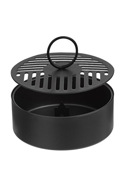 VENITIVO VINDEM CELOR INTELIGENTI VENITIVO metal holder for mosquito coils, ash tray, black, round, 15 x 5.5 cm