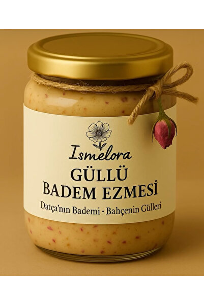 İsmelora Güllü Badem Ezmesi – Doğal & El Yapımı