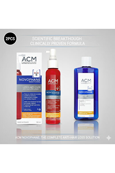 ACM Laboratoire dermatologique مجموعة نوفوفان لمكافحة تساقط الشعر (شامبو 200 ...