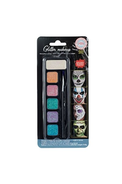 OEM Halloween Makeup Set with Glitter Eyeshadows & Brush