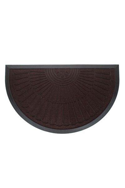 VENITIVO VINDEM CELOR INTELIGENTI VENITIVO entrance mat, anti-slip, rays semicircle, synthetic, 75x45x0.8 cm, mahogany