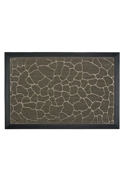 VENITIVO VINDEM CELOR INTELIGENTI VENITIVO entrance mat, non-slip, stone pattern, rectangular, synthetic, 60x40x0.6 cm, grey-green