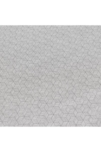 VENITIVO VINDEM CELOR INTELIGENTI VENITIVO Tablecloth for Kitchen, Cubes Pattern, 70% Cotton/30% Polyester, 180x140 cm, Grey