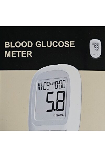 OEM BGM 503 - Glucometer Set with 50 Test Strips and 50 Lancets (White)