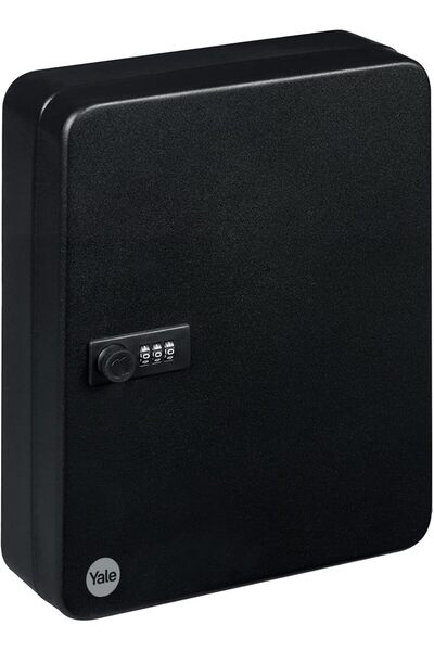 Yale خزانة مفاتيح YKB/540/CB2، متوسطة الحجم، سوداء