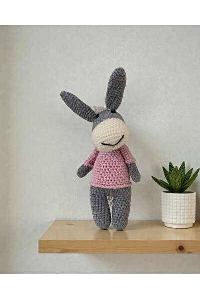 Örgü Oyuncak Amigurumi El Örgüsü Eşek