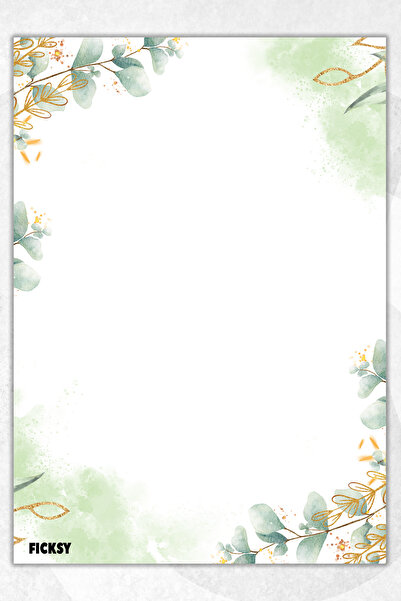 Ficksy Flower Note Paper - A5 Size - 50 Sheets - Notepad - Memopad - Memo Pad - To Do List