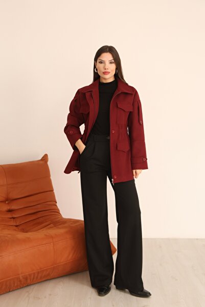 Leo Ferre Women's Trendy Cashmere Coat Suitable for Everyday Wear. 1212