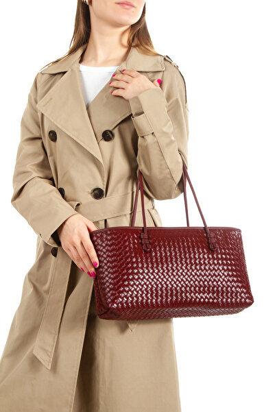 Adelina Bags Women's Braided Tote Hand and Shoulder Bag