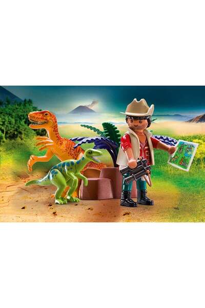 Playmobil Σετ Ντίνο Εξερεύνησης Θήκη Μεταφοράς (70108)