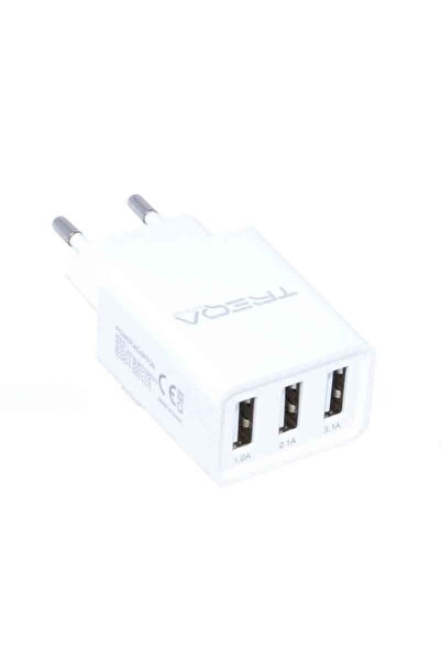 TrendyLux Încărcător 3× USB + cablu Micro-USB inclus – 5V 3.1A, Priză 220V, Multi-port