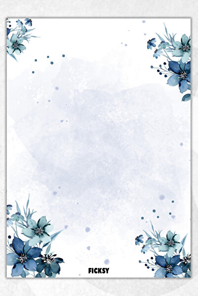 Ficksy دفتر ملاحظات A5 بدون خطوط - 50 ورقة - مذكرة - دفتر ملاحظات - ورق ملاحظات