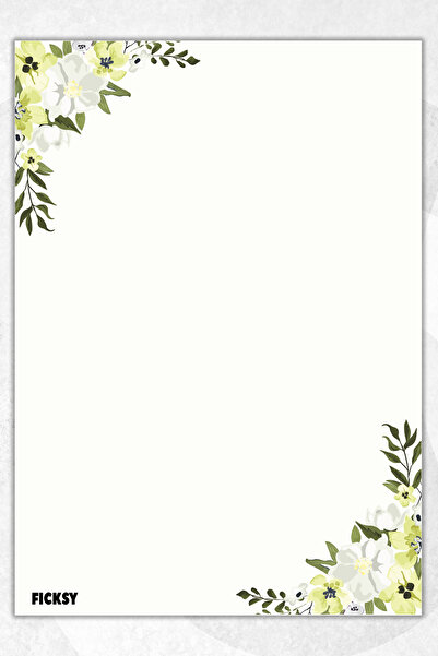 Ficksy دفتر ملاحظات A5 بدون خطوط - 50 ورقة - مذكرة - دفتر ملاحظات - ورق ملاحظات