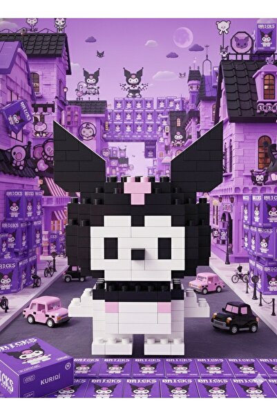 Bricks Brick KUROMİ figür-Mini Blok Yapı Seti –Mini Yapı Oyuncak Seti -Seviml...