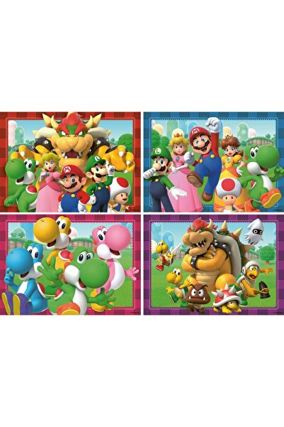 RAVENSBURGER - Puzzle Super Mario 4x100 piese