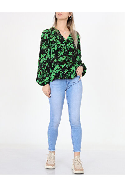 PIECES Shirt, Green