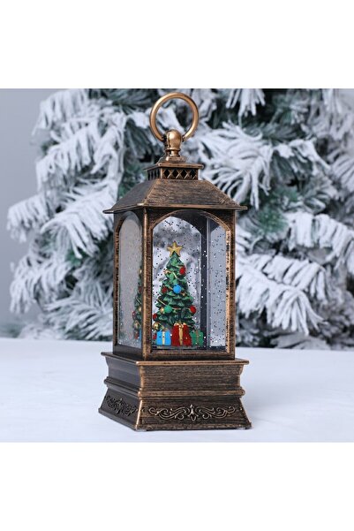 UNİBOX Decorative musical lantern, easyCTRL, Christmas tree, warm LED lighting, 8x8x22cm