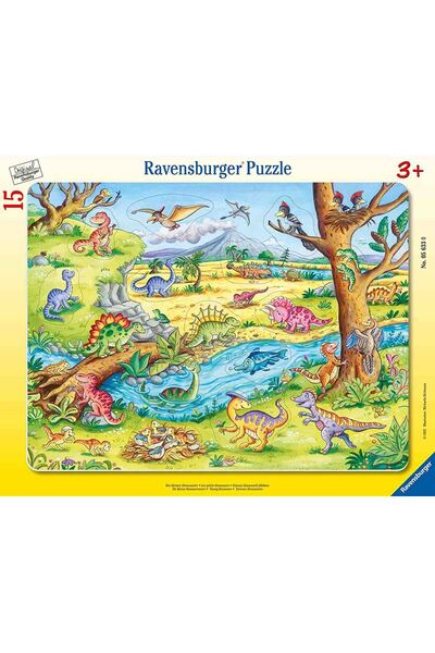 RAVENSBURGER Puzzle Tip Rama Dinozauri, 15 Piese