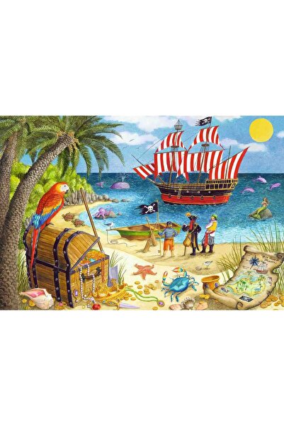 RAVENSBURGER Puzzle Pirati Si Sirene, 2X24 Piese
