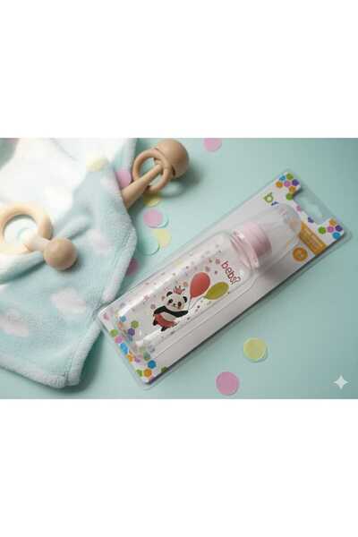 dolphin baby BEBEK CAM BİBERON 250 ML PEMBE