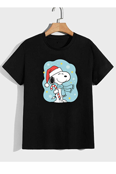 aytok tekstil με τύπωμα Ανδρικό γυναικείο μπλουζάκι με λαιμόκοψη Snoopy04 με ...