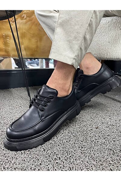 İnfon Ayakkabı Marketi Bay Ayakabıkb-X6 Kuback Charcoal Skin Casual Men's Shoes