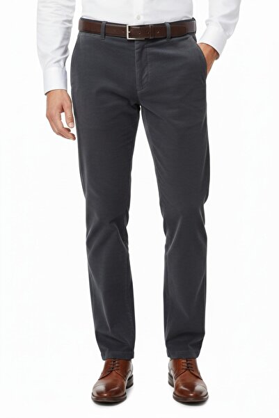 LAVETTO Men's Winter Velvet Trousers Classic Fit Bgl-St04828