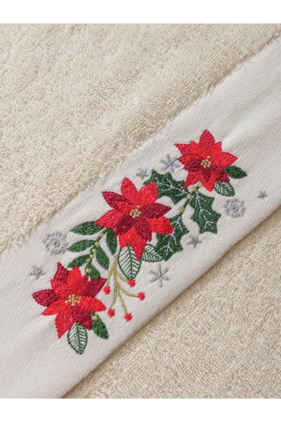 LC Waikiki Floral Embroidered Cotton Face Towel 50X80 cm