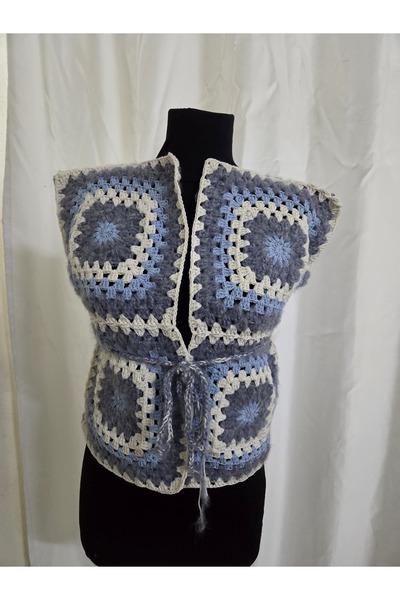 lupi Pinterest Vest Trend Vest Patterned Hand-Knitted