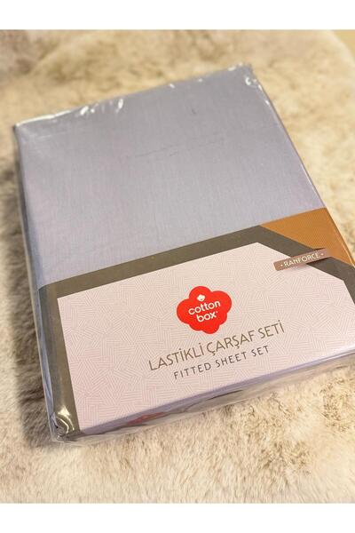 Cotton Box King Size Double Cotton Fitted Elastic Ranforce Sheet Set