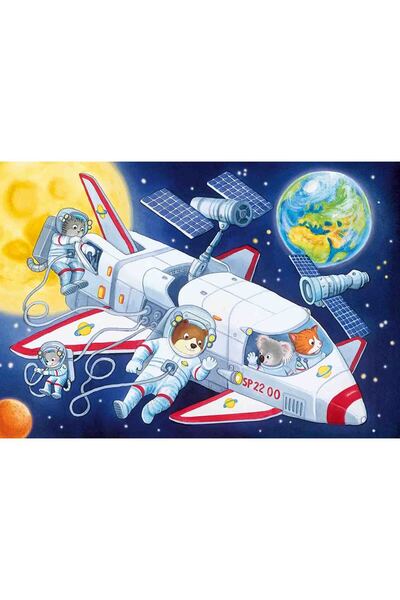 RAVENSBURGER Puzzle Animale In Spatiu, 2X24 Piese