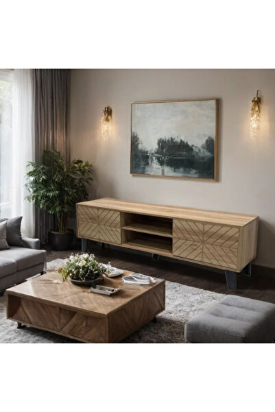 Tasamem Dafia طاولة بلازما خشب مقاس 45*40*160 سم