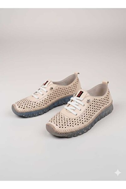 Zenvea Pantofi din piele naturală albastru denim ortopedici pentru femei DP62-8004