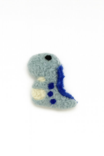 iğne izi Ръчно изработена филцова брошка за коса с украса в формата на корона...