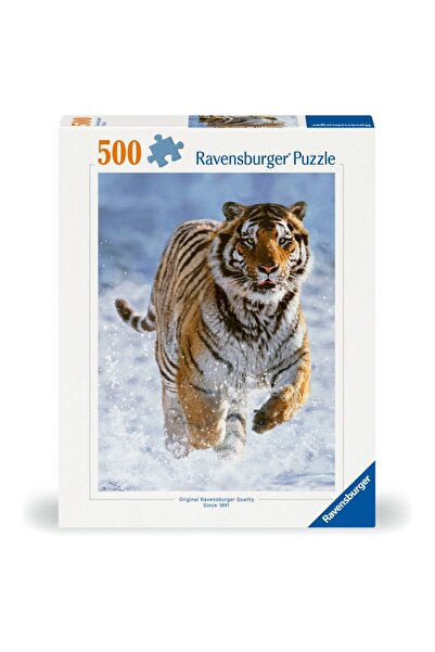 RAVENSBURGER - Tiger in the snow puzzle 500 pieces new design