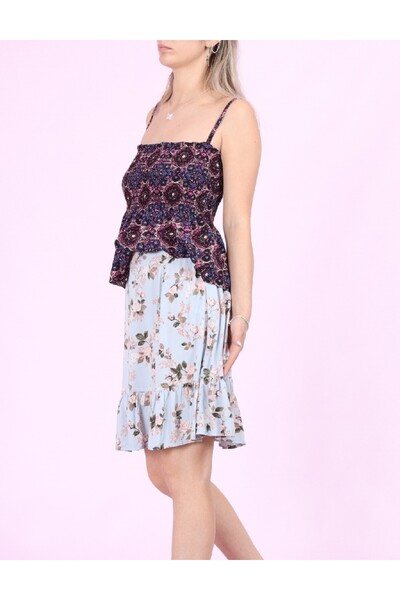 PIECES Fusta, Albastru