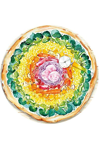 RAVENSBURGER Puzzle Cerc Pizza, 500 Piese