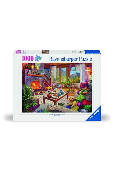 RAVENSBURGER - Puzzle cabana cozy 1000 piese design nou