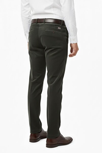 LAVETTO Men's Winter Velvet Trousers Classic Fit Bgl-St04828