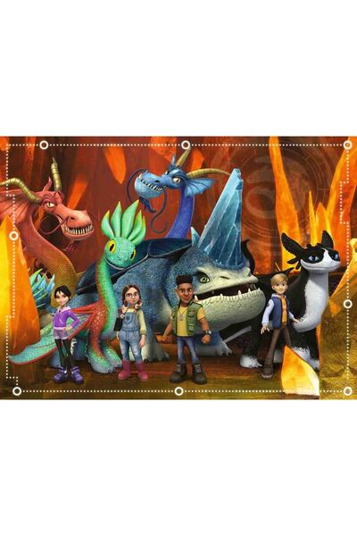 RAVENSBURGER Puzzle Cum Sa Iti Dresezi Dragonul, 100 Piese