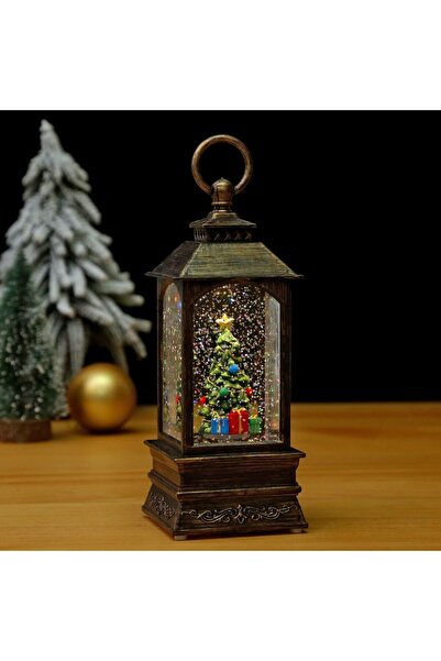 UNİBOX Decorative musical lantern, easyCTRL, Christmas tree, warm LED lighting, 8x8x22cm