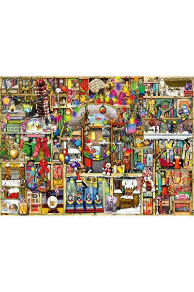 RAVENSBURGER Παζλ Κόλιν Θόμσον Χριστουγεννιάτικη διακόσμηση ντουλάπα 1000 κομ...