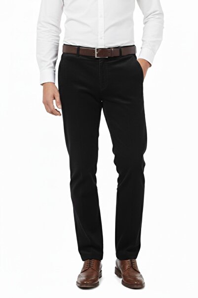 LAVETTO Men's Winter Velvet Trousers Classic Fit Bgl-St04828