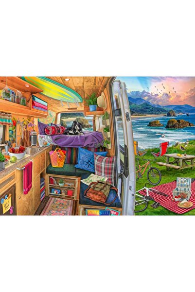 RAVENSBURGER - Puzzle view from the caravan 1000 pieces new design