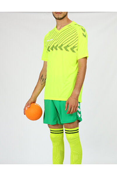 hummel T-shirt, Neon green