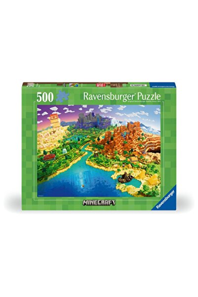 RAVENSBURGER - Minecraft world puzzle 500 pieces