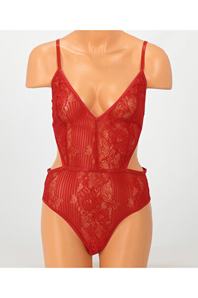 Evendi Bodysuit, Red
